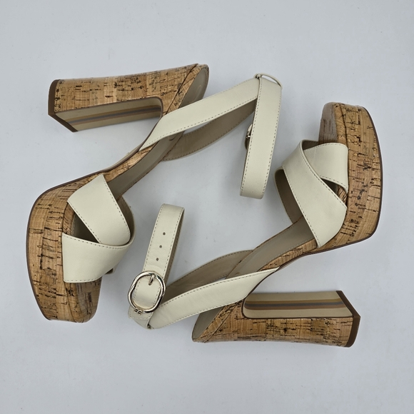 Sam Edelman Women's Kayna Platform Heel Sandals, Modern Ivory, Size 6 - Picture 13 of 16